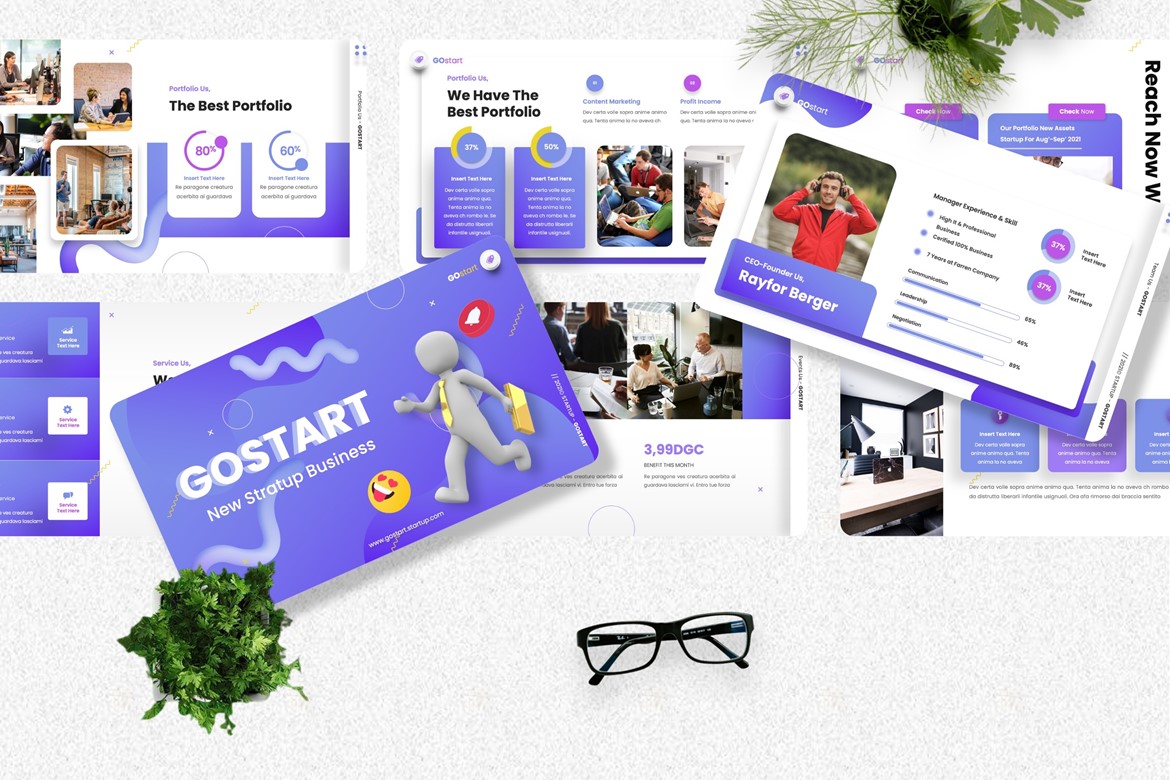 Gostart - Startup Keynote Template