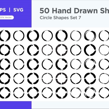 Circle Shape Vectors Templates 342545