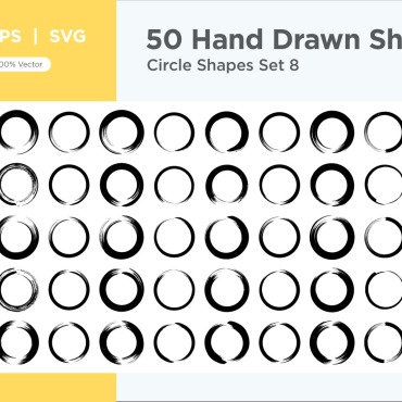Circle Shape Vectors Templates 342547