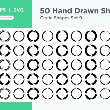 Circle Shape Vectors Templates 342548