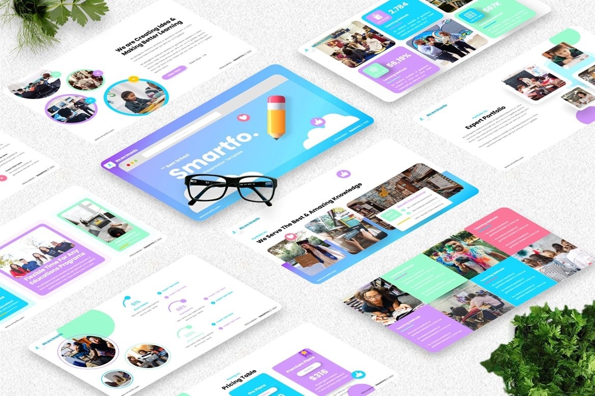 Smartfo - Education Creative Powerpoint Template