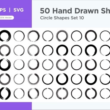 Circle Shape Vectors Templates 342552