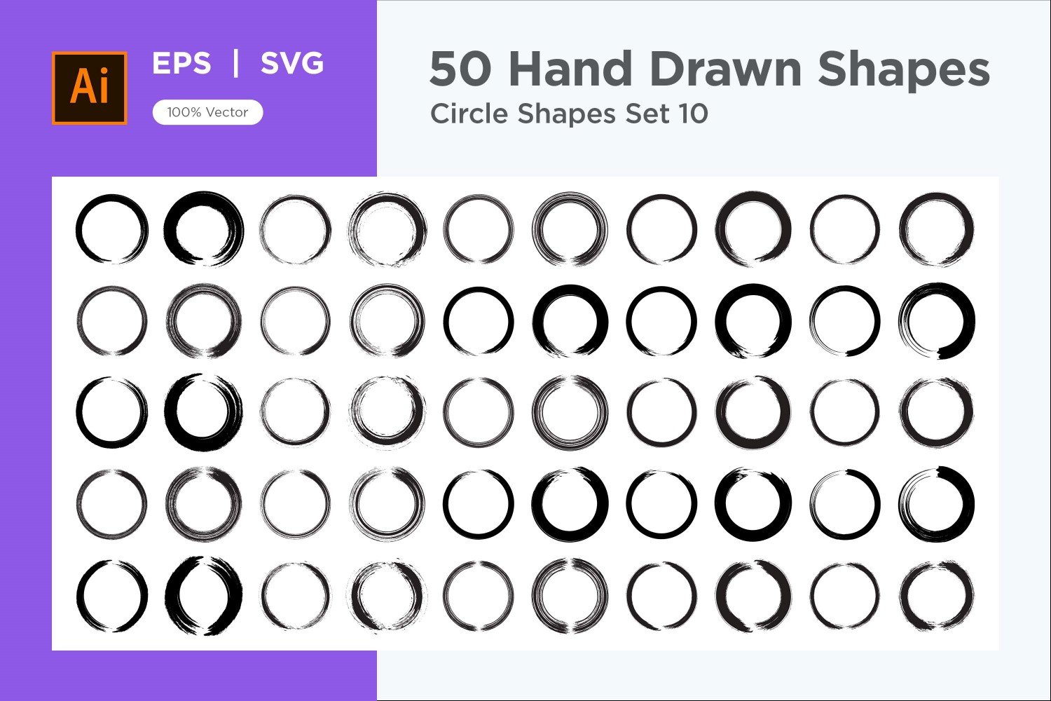 Circle Shape 50_Set V - 10