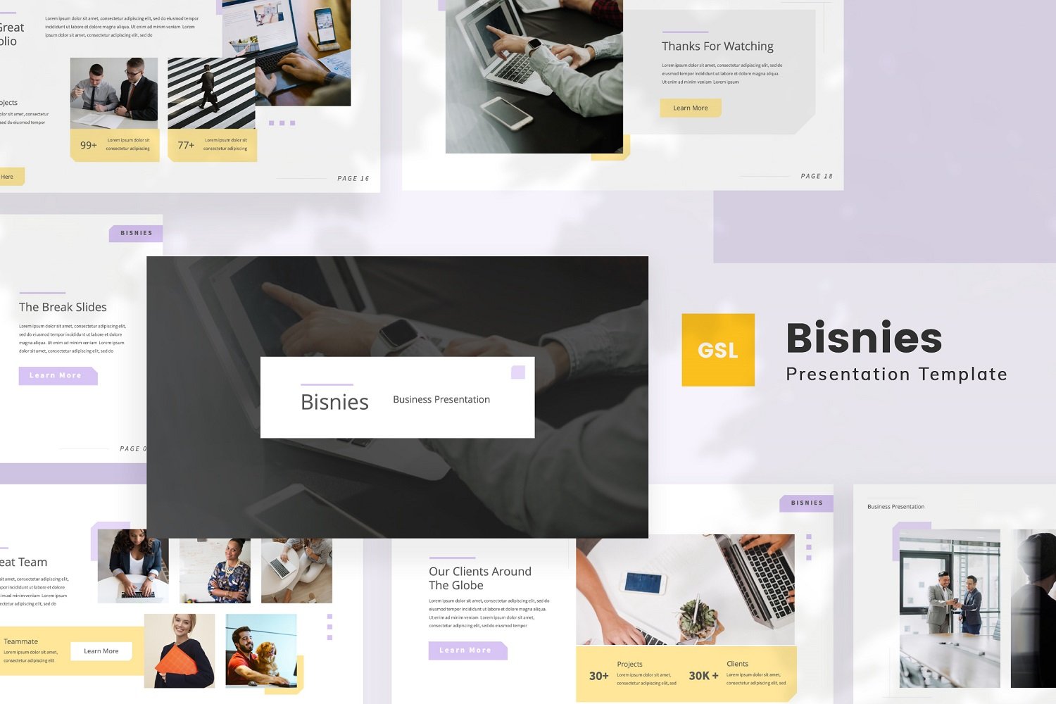 Bisnies — Business Google Slides Template
