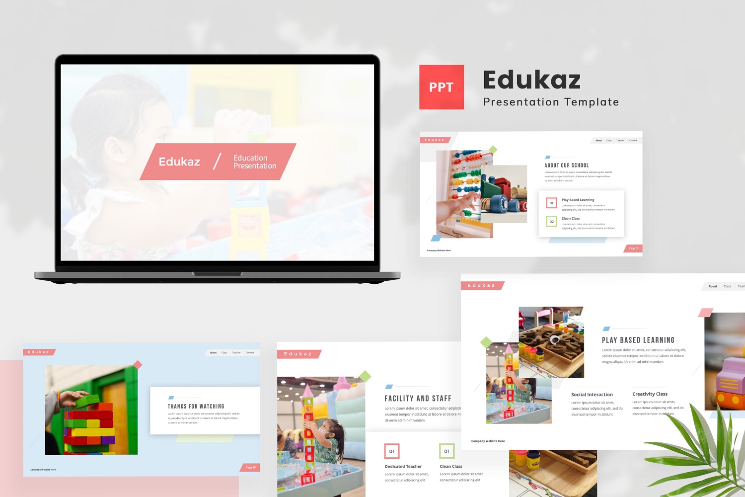 Edukaz — Kindergarten Powerpoint Template