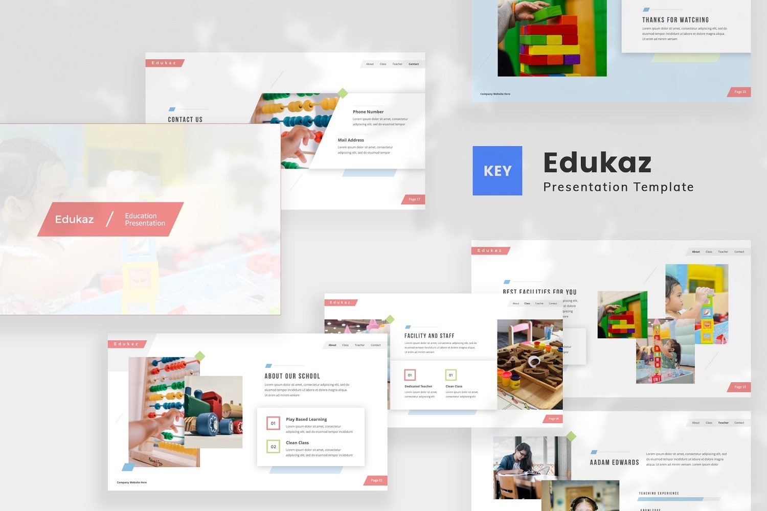 Edukaz — Kindergarten Keynote Template