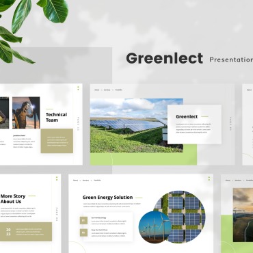Eco Green PowerPoint Templates 342566