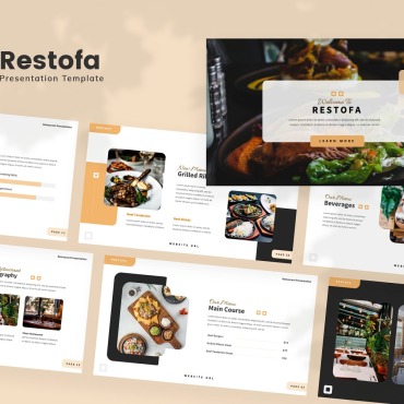 Cafe Dining PowerPoint Templates 342581