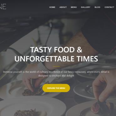 Reservation Recipe Landing Page Templates 342627