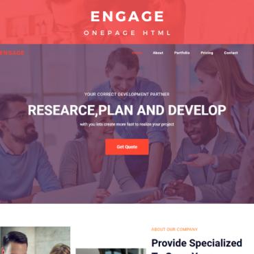Business Consulting Landing Page Templates 342632