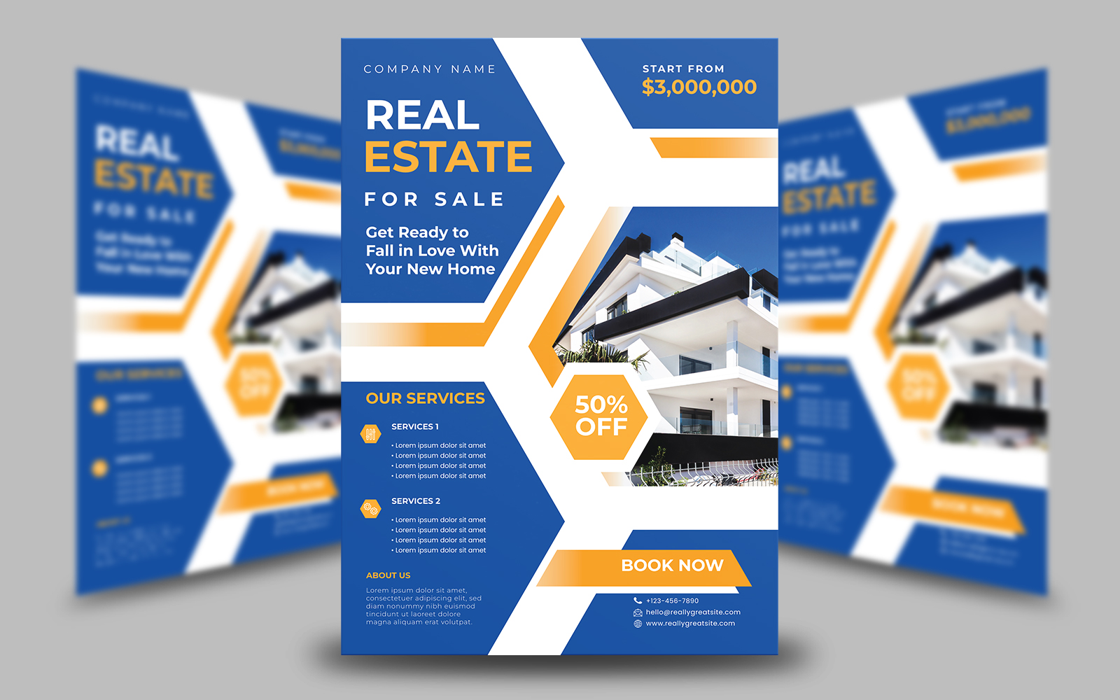 Real Estate For Sale Flyer Template