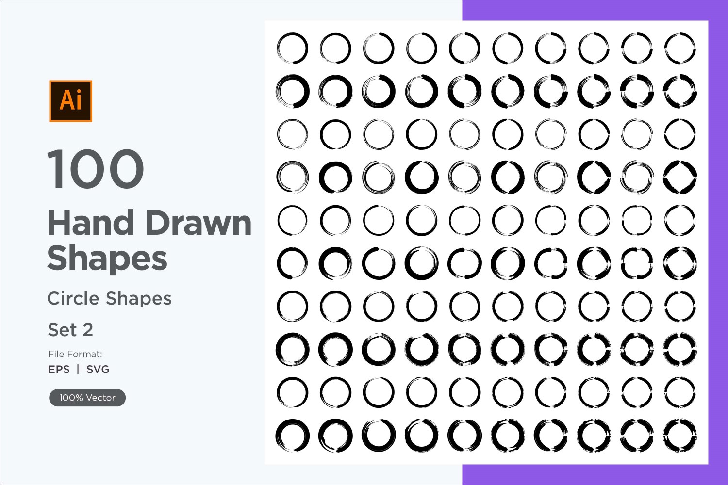 Circle Shape 100 _ Set (2)