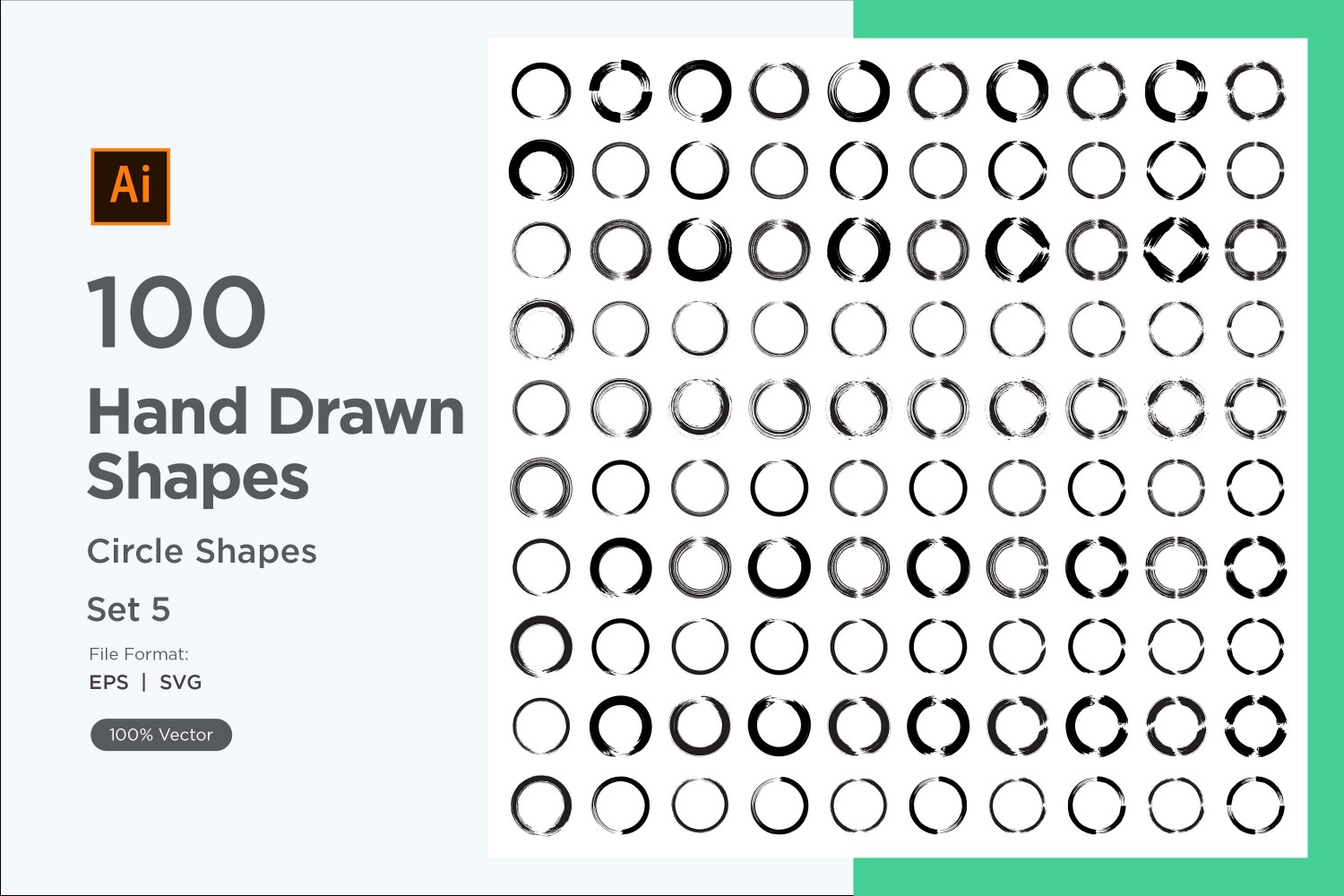 Circle Shape100 _ Set (5)