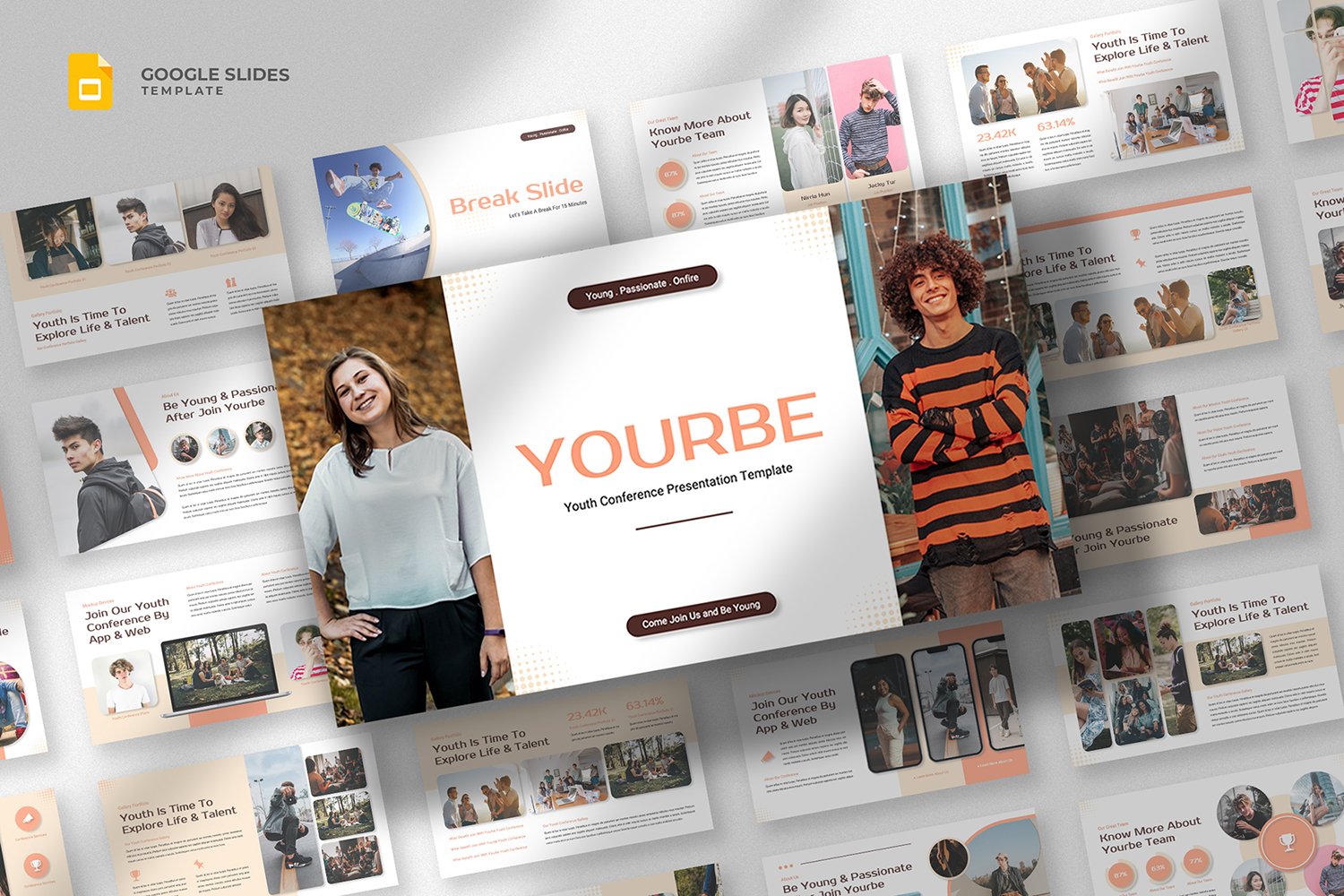 Yourbe - Youth Conference Google Slides Template