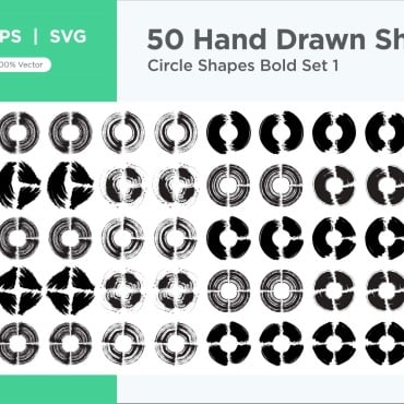 Circle Shape Vectors Templates 342742