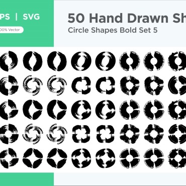 Circle Shape Vectors Templates 342746