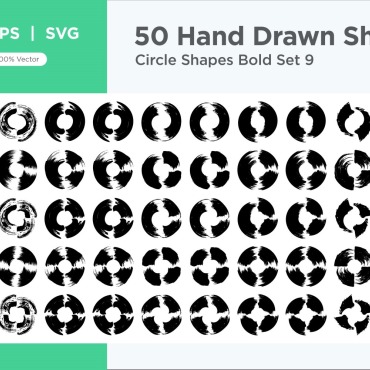 Circle Shape Vectors Templates 342752