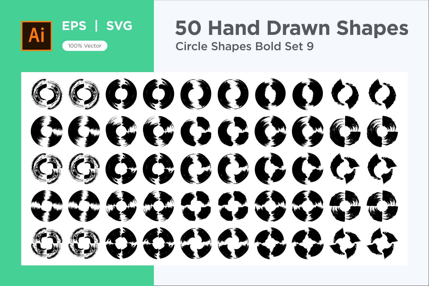 Circle Shape Bold 50_Set V 9