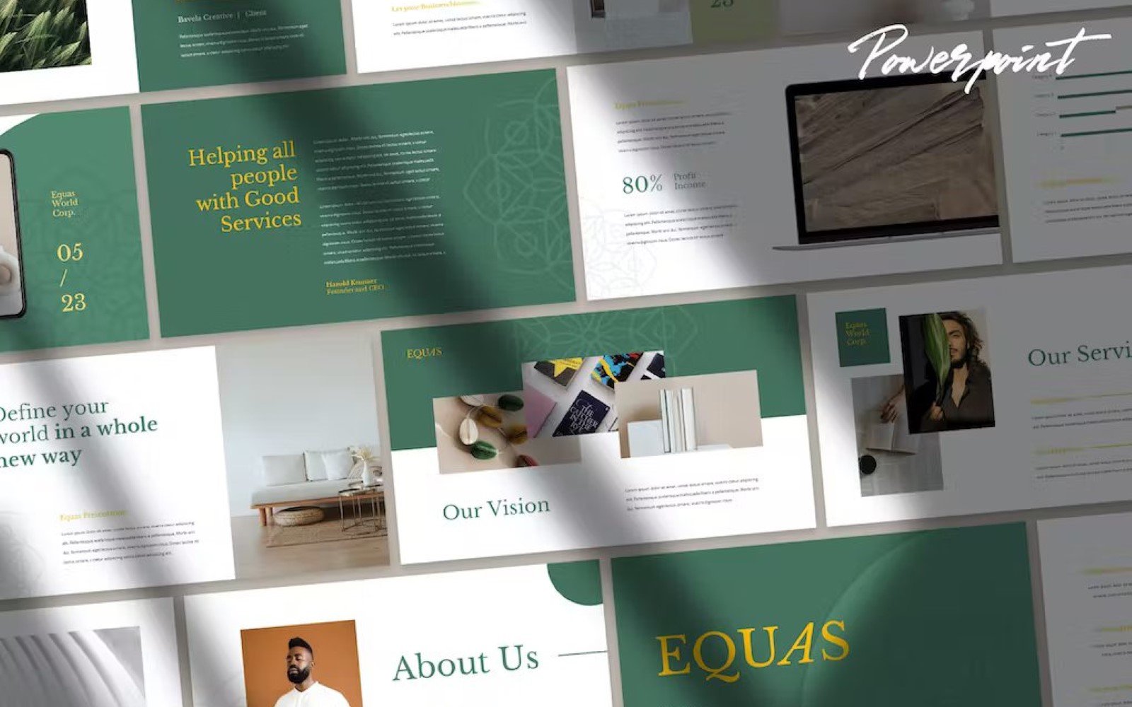 Equas - Elegant Powerpoint Template