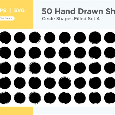 Circle Shape Vectors Templates 342835