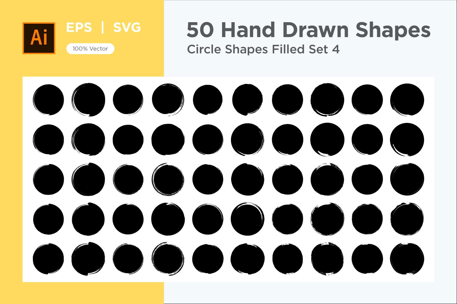 Circle Shape Filled 50_Set V 4