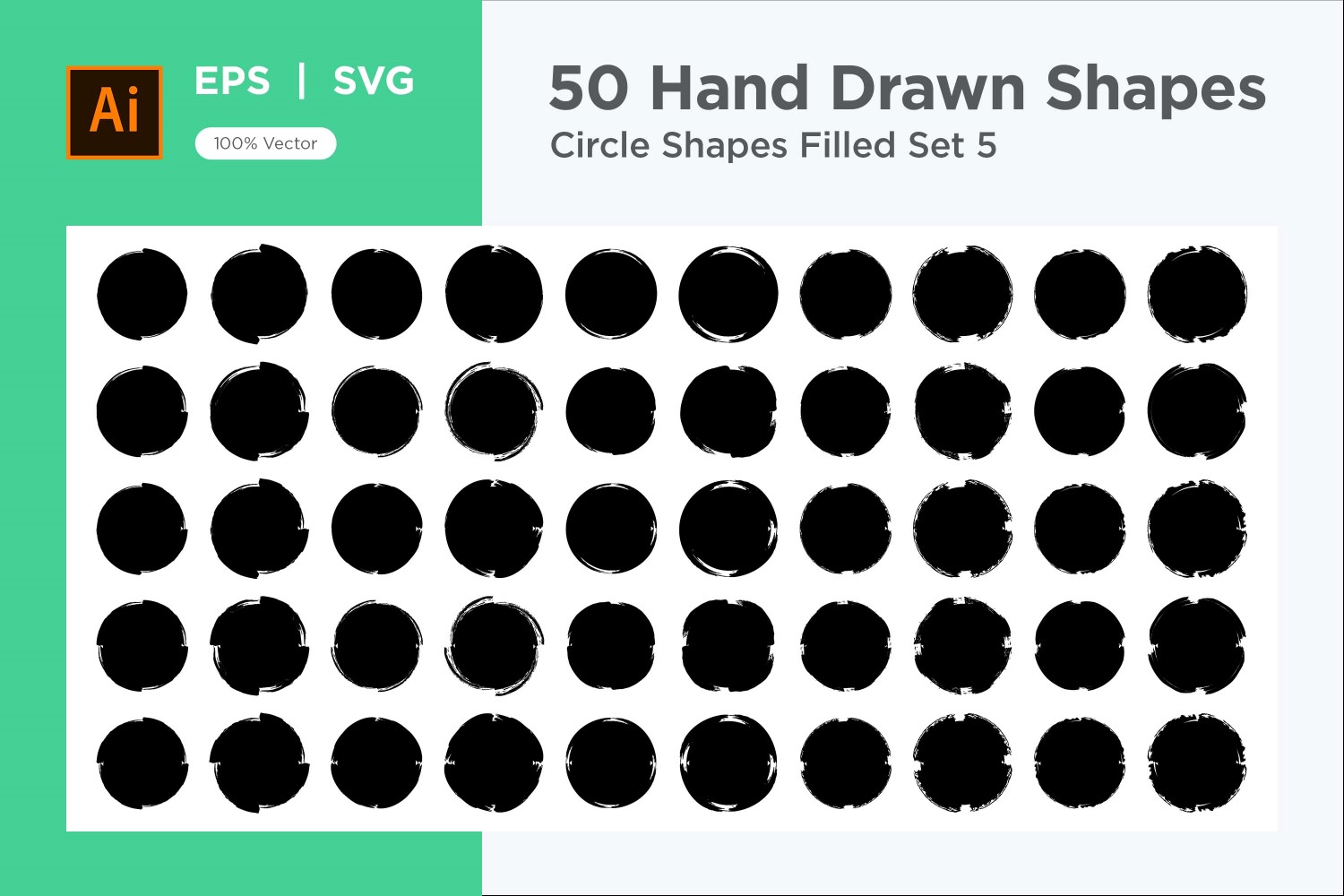 Circle Shape Filled 50_Set V 5