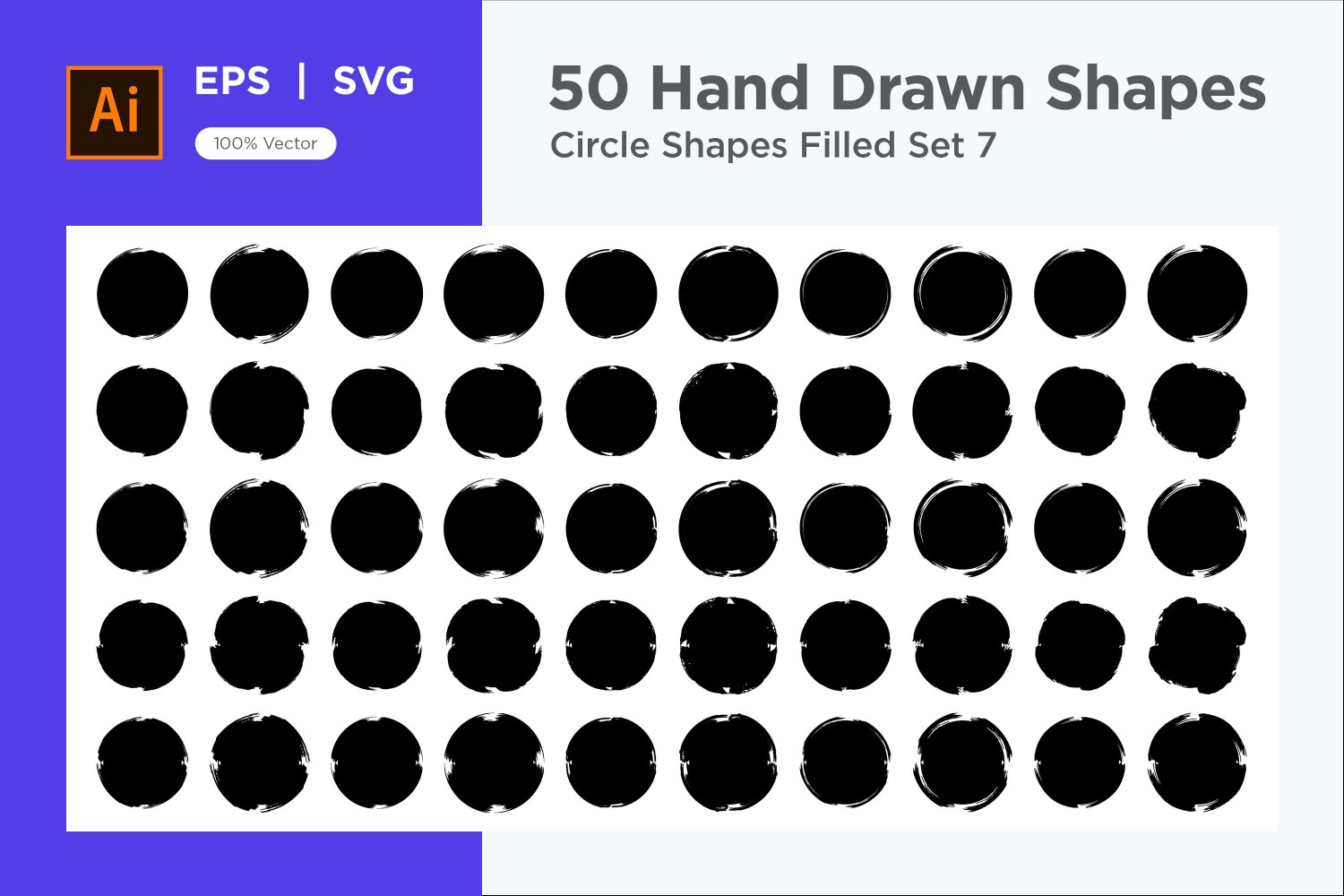 Circle Shape Filled 50_Set V 7