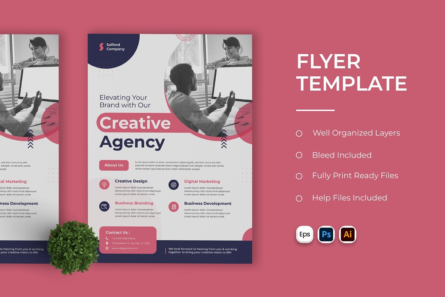 Creativ Agency Flyer Template