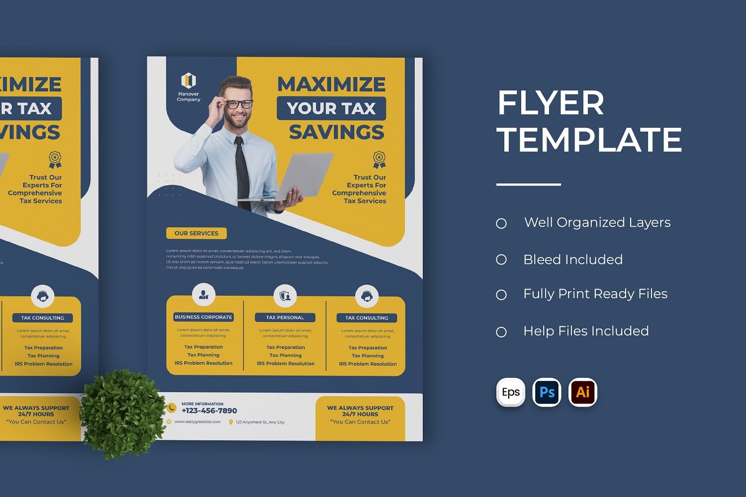 Tax Savings Flyer Template