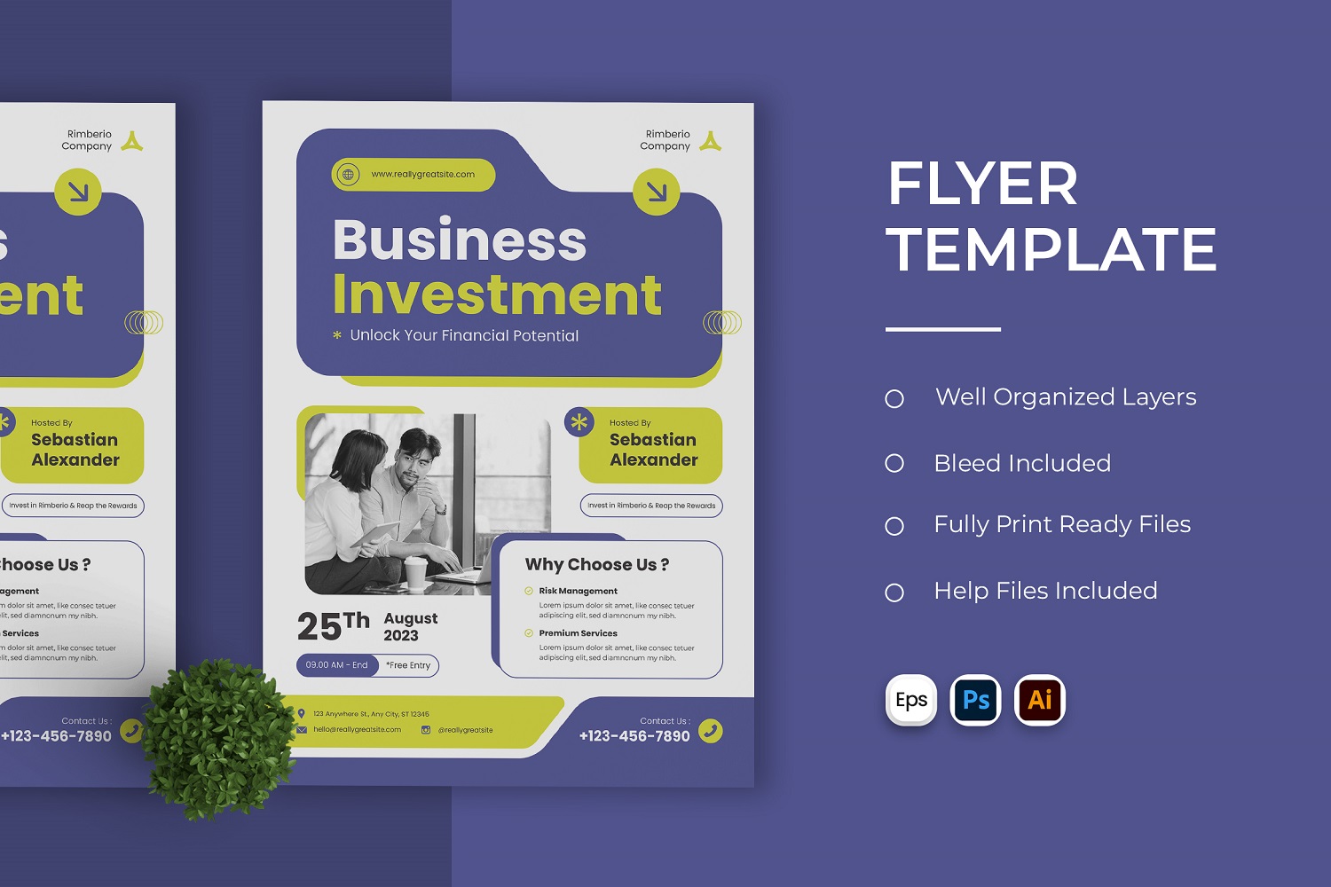 Business Investment Flyer Template