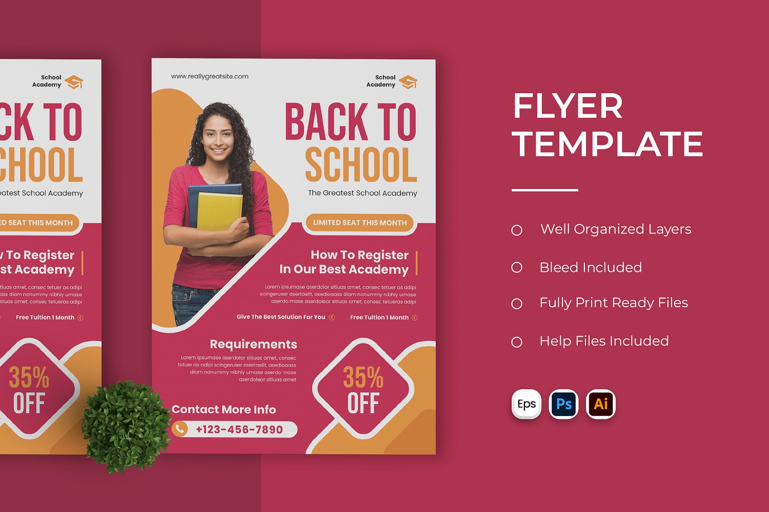 Back To School Flyers Template