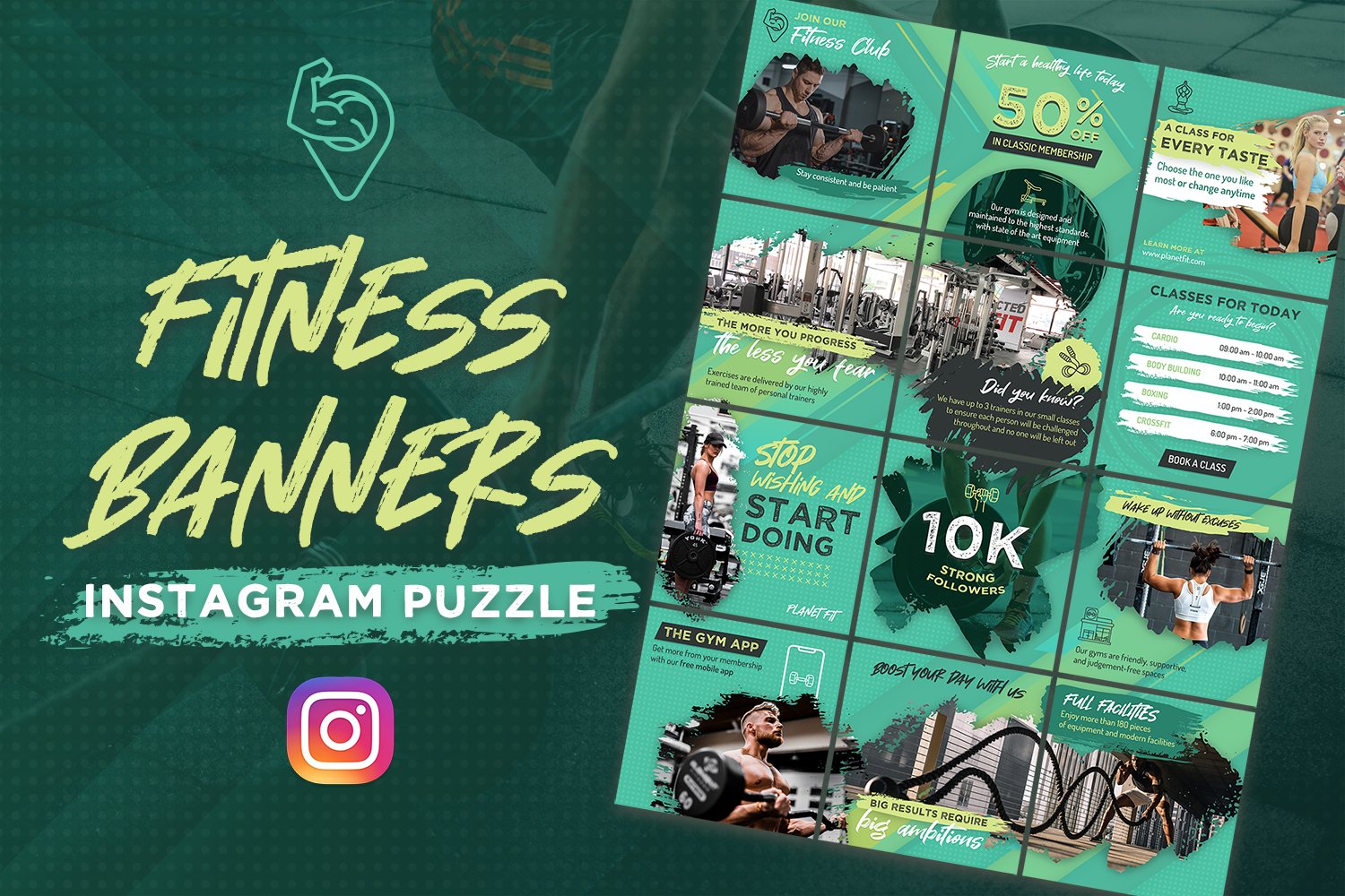 Fitness and Gym Instagram Puzzle