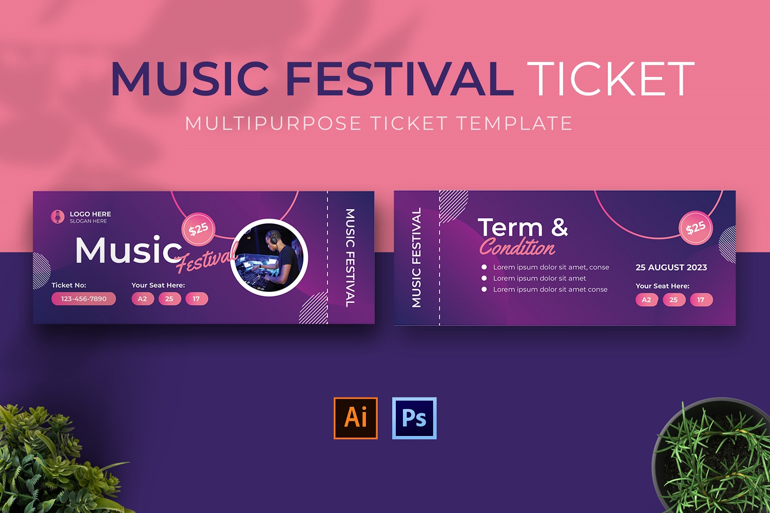 Purple Music Festival Ticket