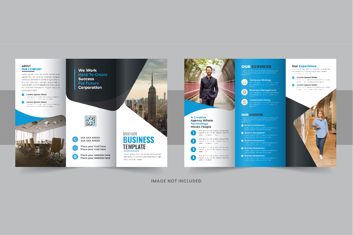 Business Brochure Trifold Template