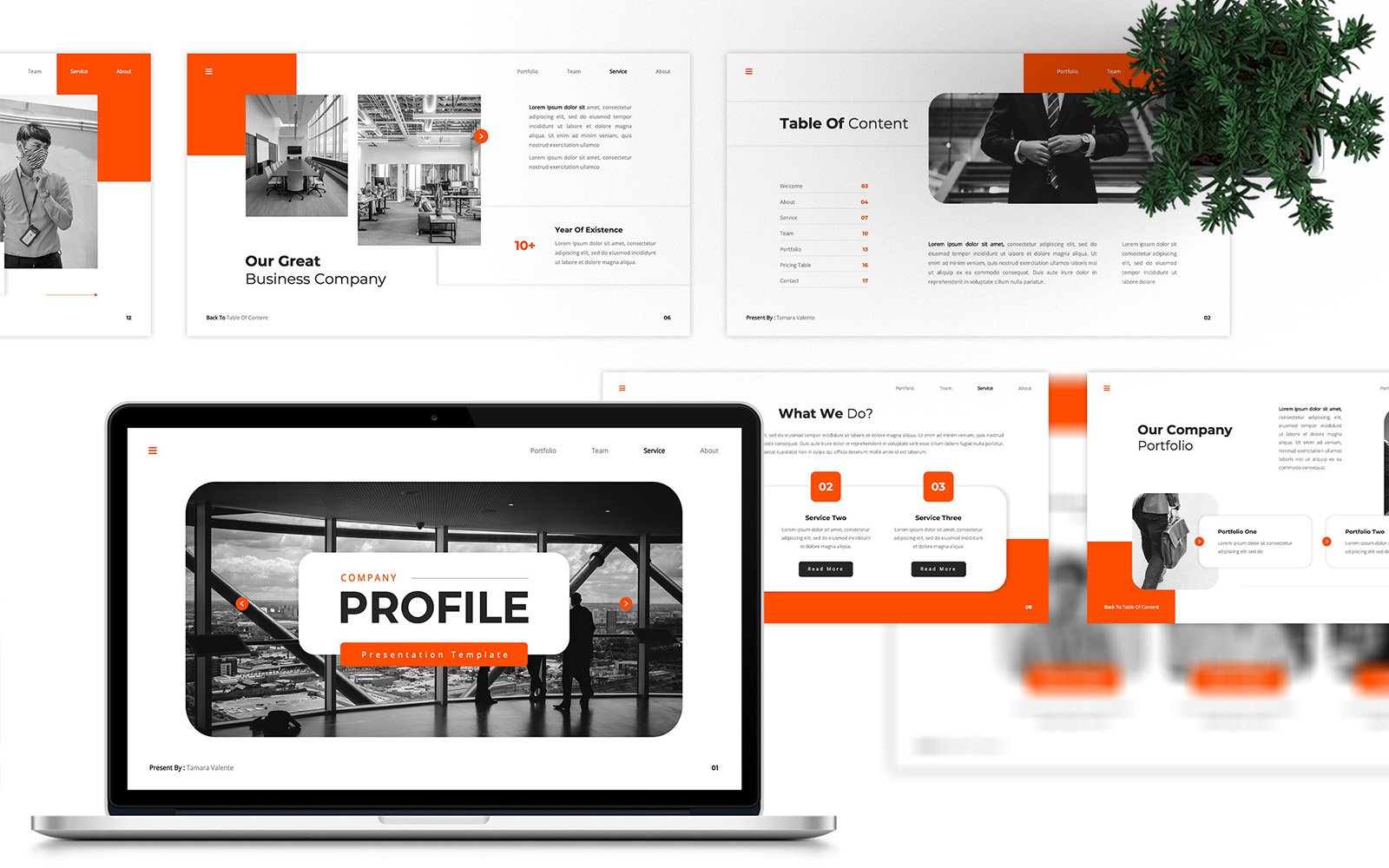 Company Profile Keynote Template