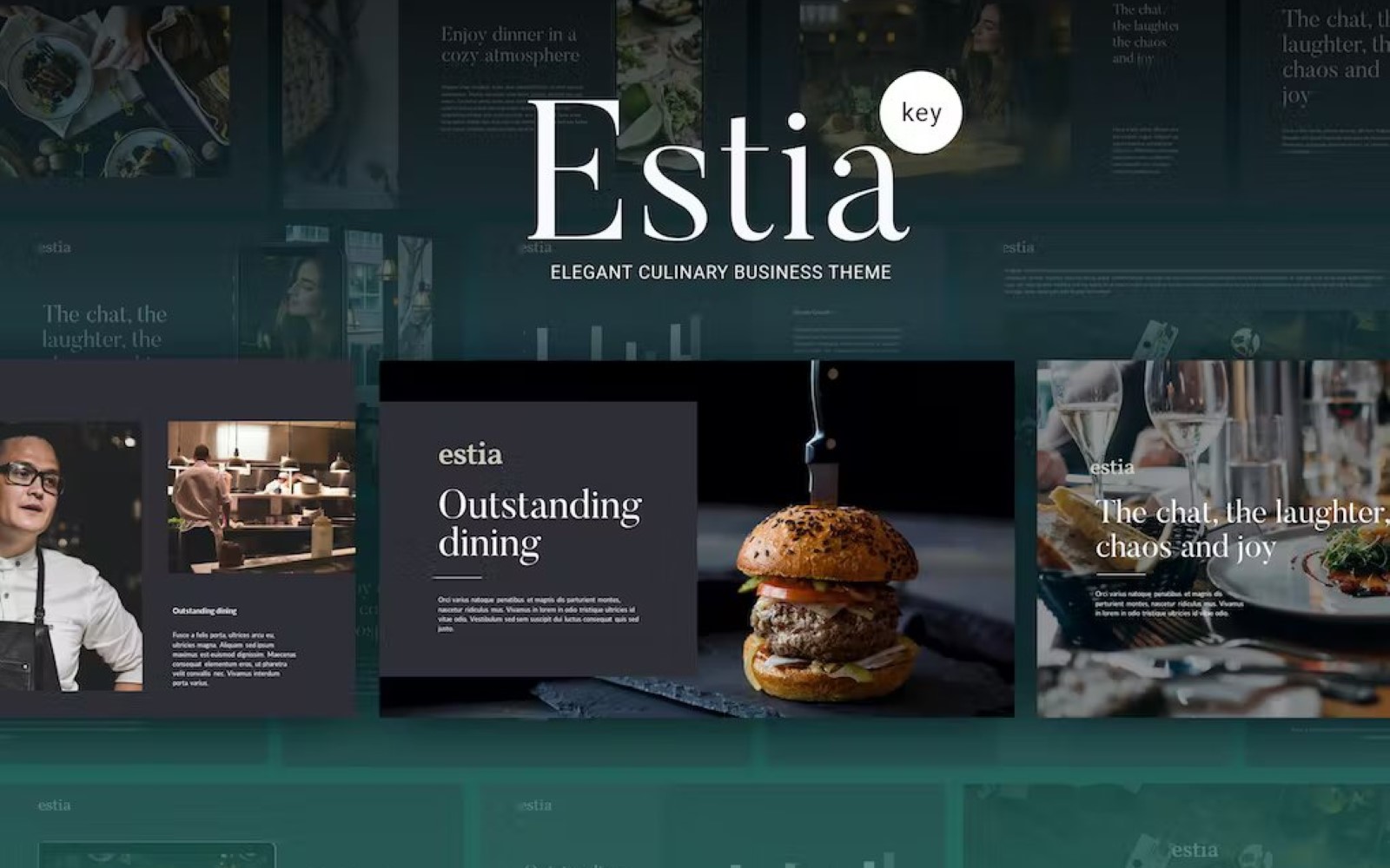 ESTIA - Food & Culinary Business Keynote Template