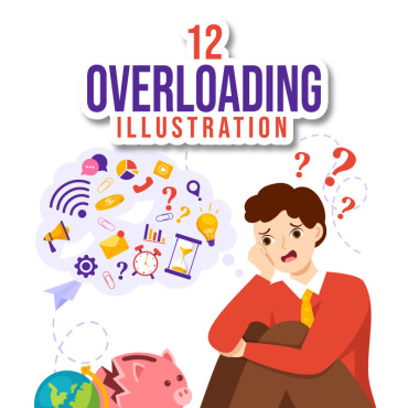 Overload Business Illustrations Templates 343132