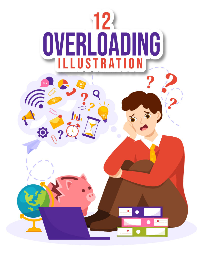 12 Overloading Business Illustration