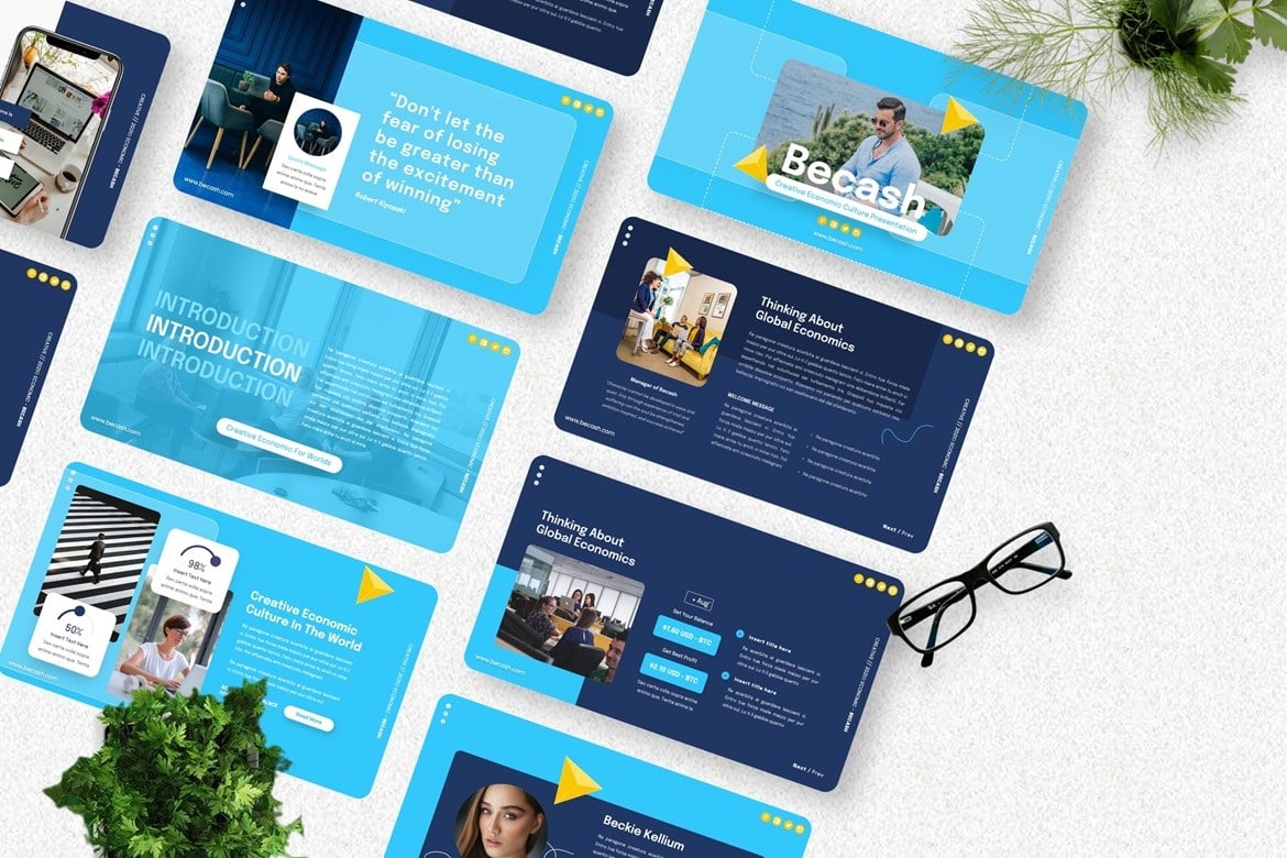 Becash - Creative Economic Culture Keynote Template