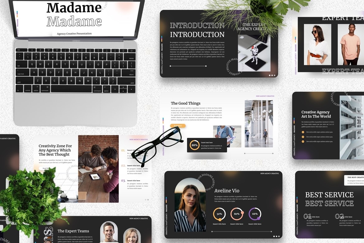 Madame - Agency Creative Keynote Template