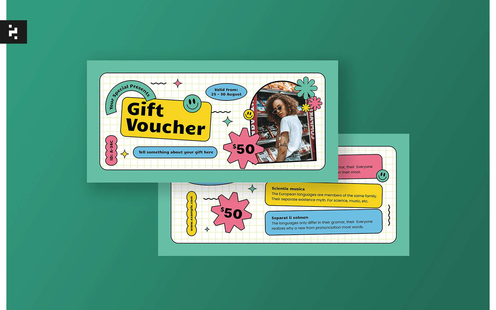 Creative Retro Gift Voucher