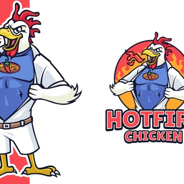 Chicken Mascot Logo Templates 343316