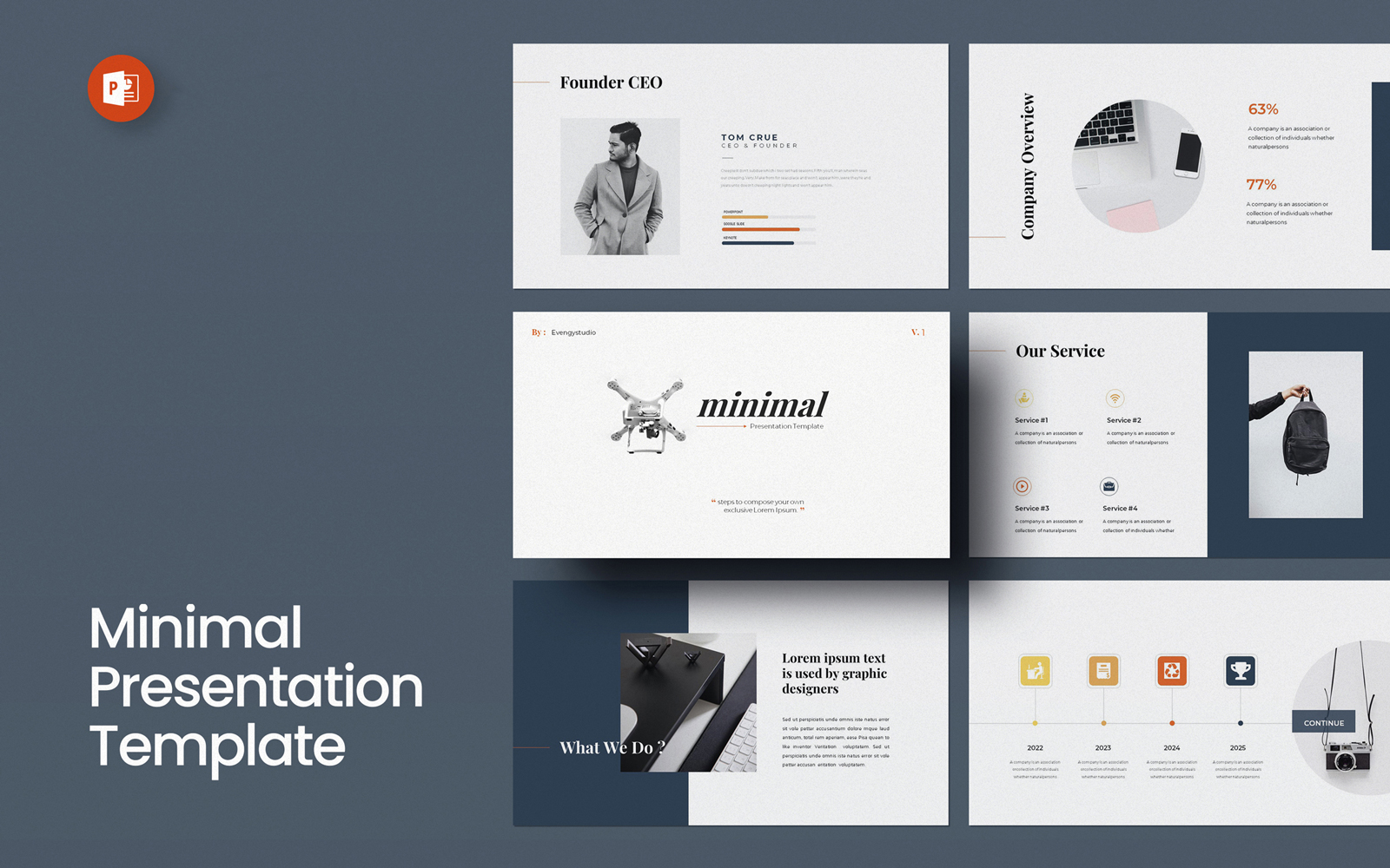 Minimal Layout Presentation Template