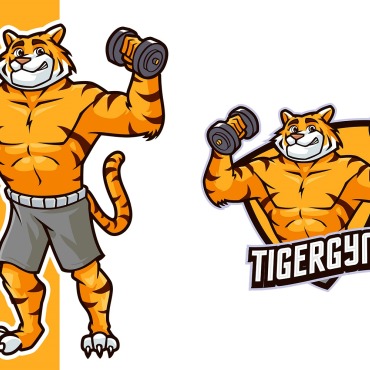 Tiger Gym Logo Templates 343326
