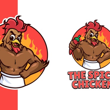Chicken Mascot Logo Templates 343332
