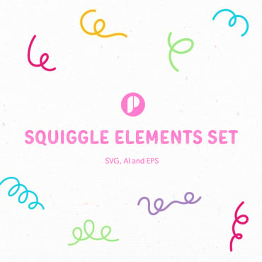 Squiggle Line Illustrations Templates 343341