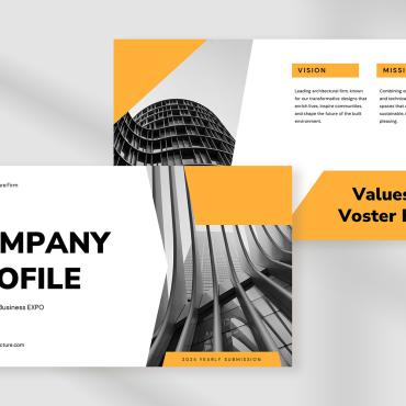 Profile Business PowerPoint Templates 343343