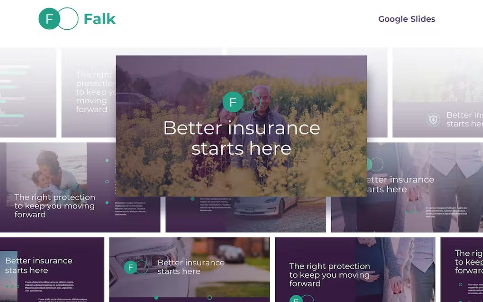 Falk - Marketing Insurance Google Slides
