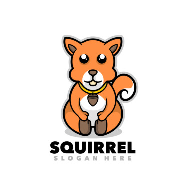 Playful Squirrel Logo Templates 343362
