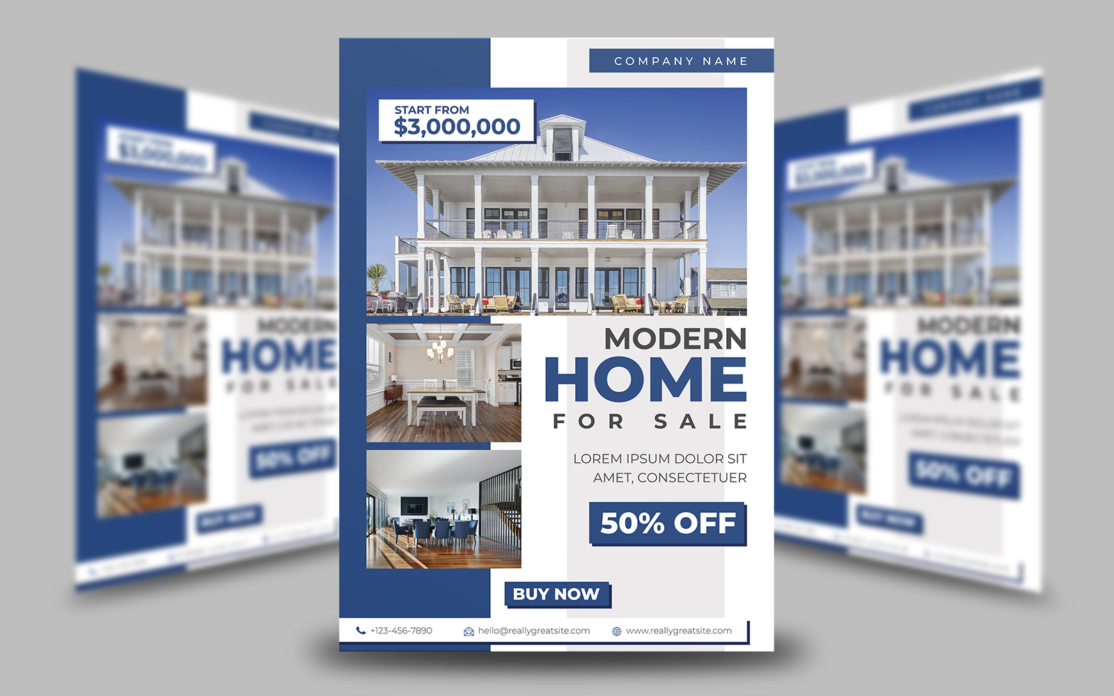 Modern Real Estate Flyer Template 2